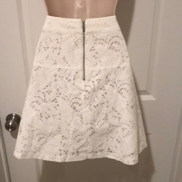 NWT white lace A line skirt from NY&C Sz 18 (16) - Picture 3 of 6